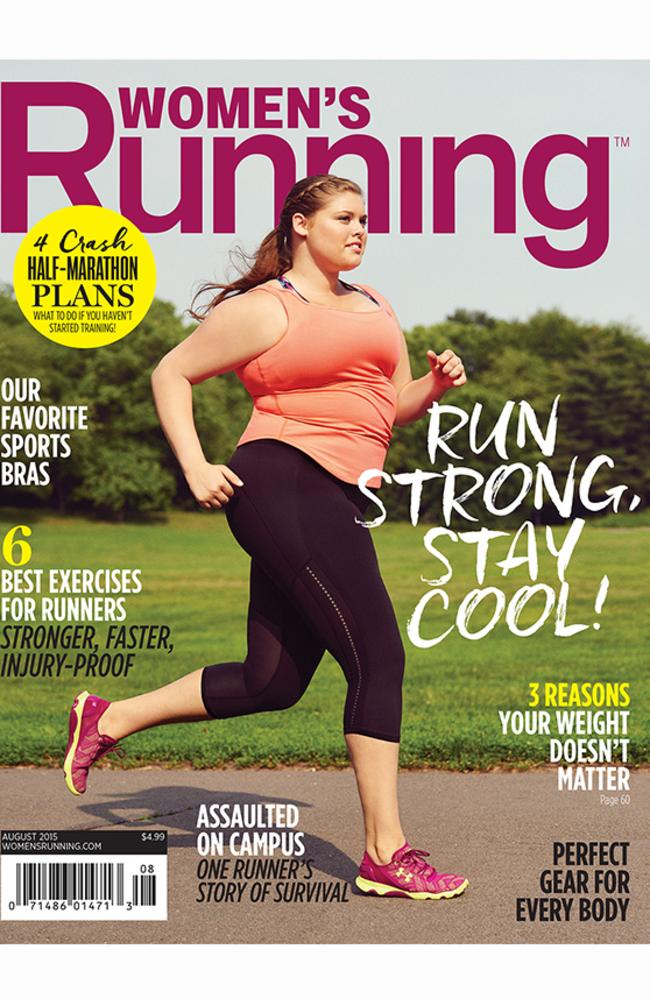 Women’s Running magazine cover Plussize model has people talking