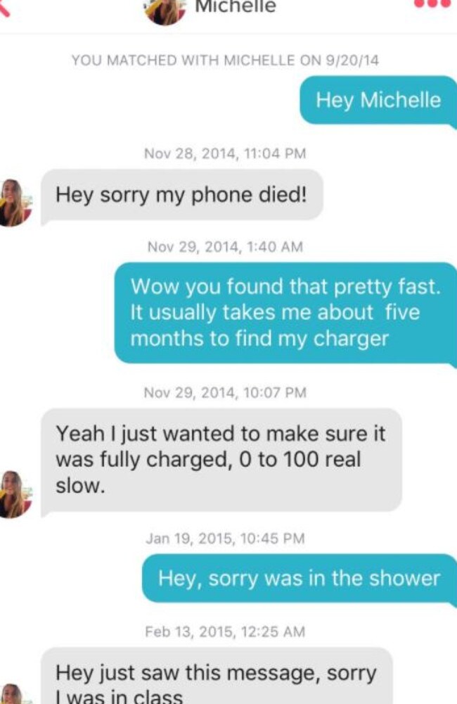 Tinder conversation between two teens may be greatest love story of our