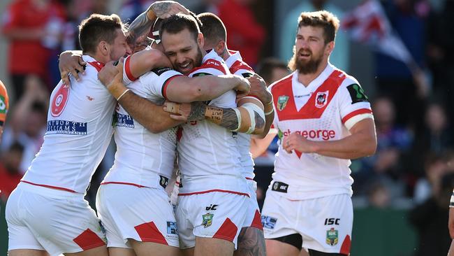 NRL 2016 St Illawarra Dragons v Newcastle Knights match report