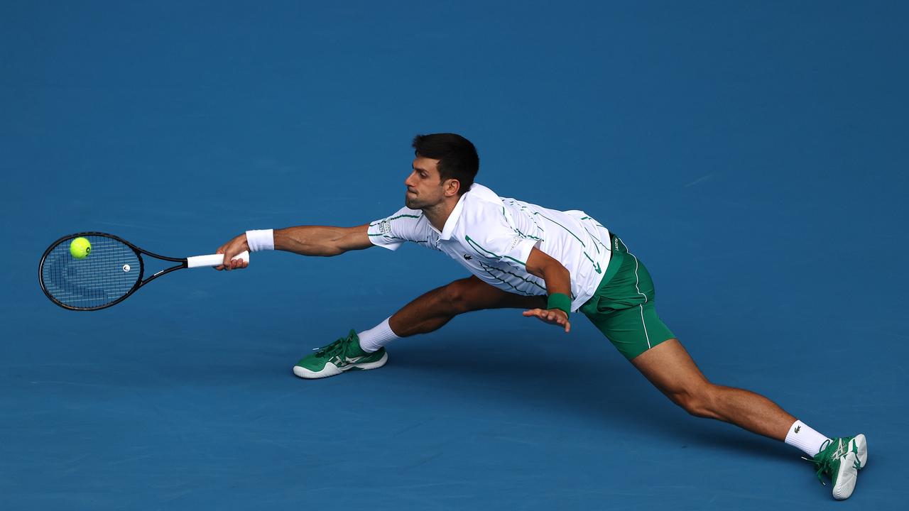 Australian Open 2020 Novak Djokovic vs Tatsuma Ito; incredible shot