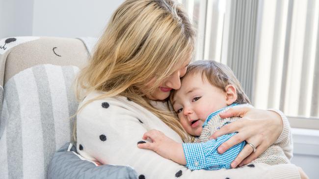 Sarah Hocking became legally blind just after giving birth