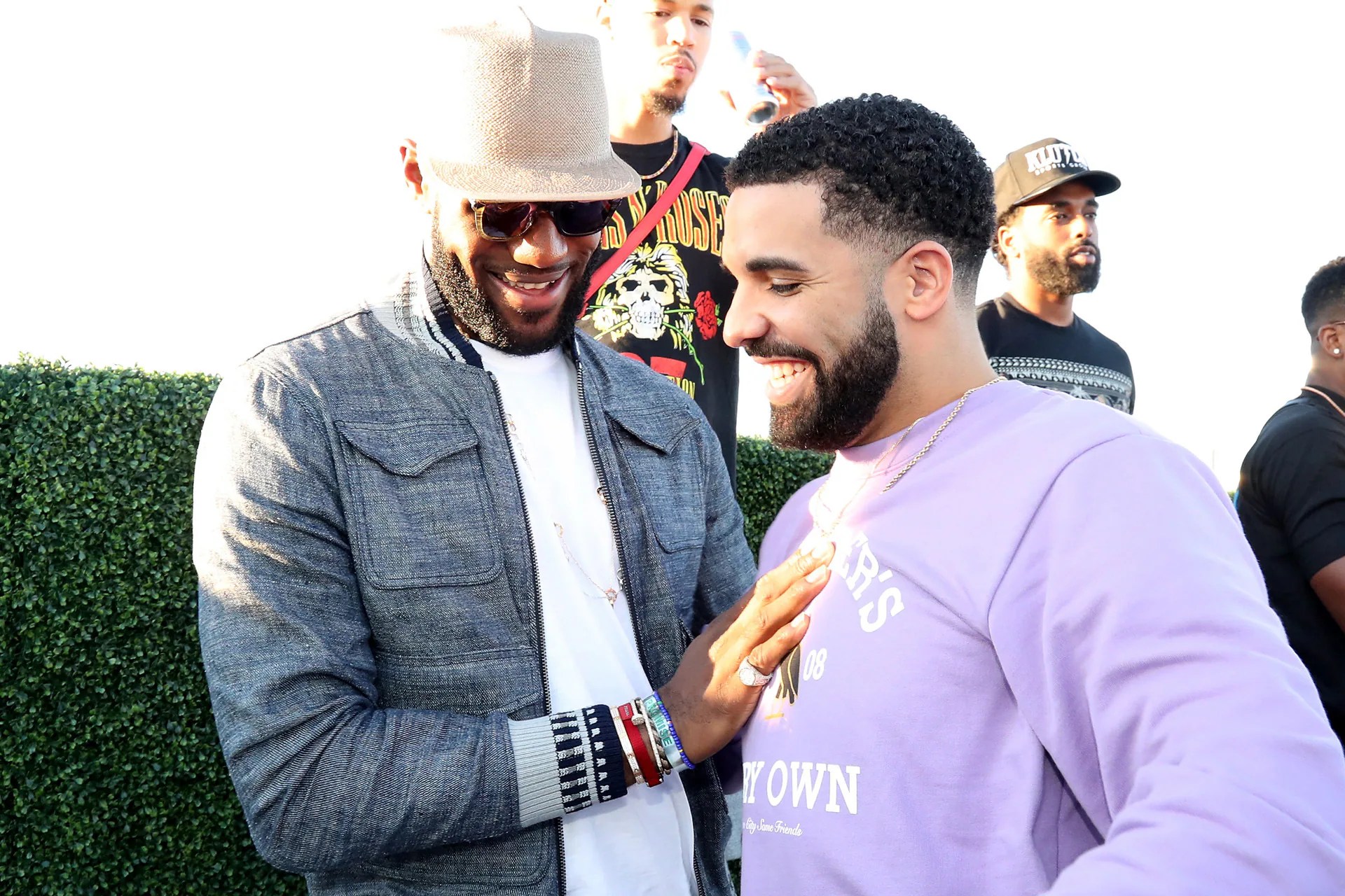 Drake and LeBron GQ