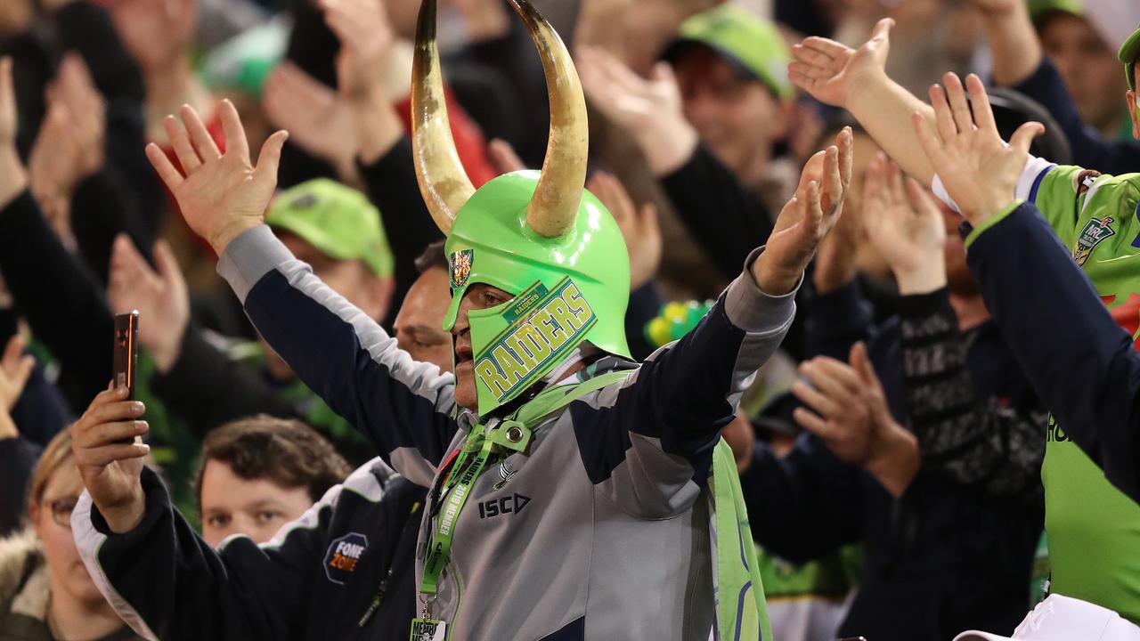 NRL grand final 2019 Roosters vs Raiders, Viking clap Fox Sports