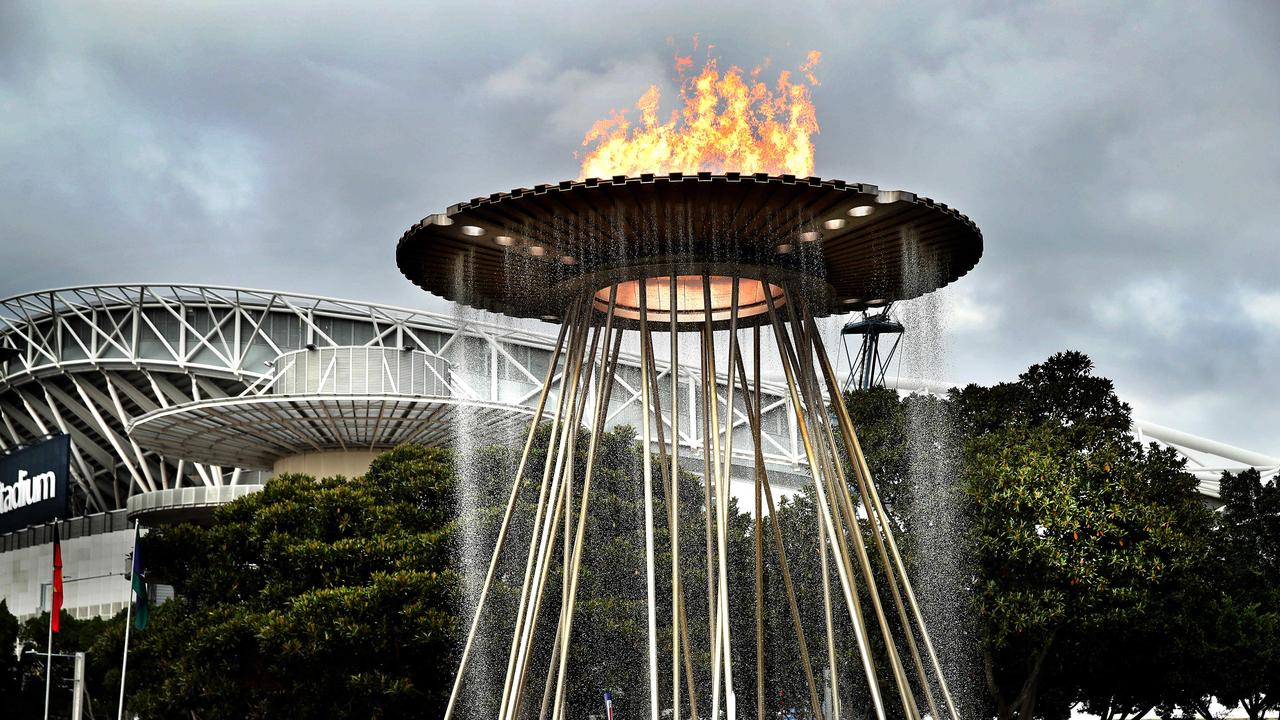 Sydney’s Olympic Cauldron reignited