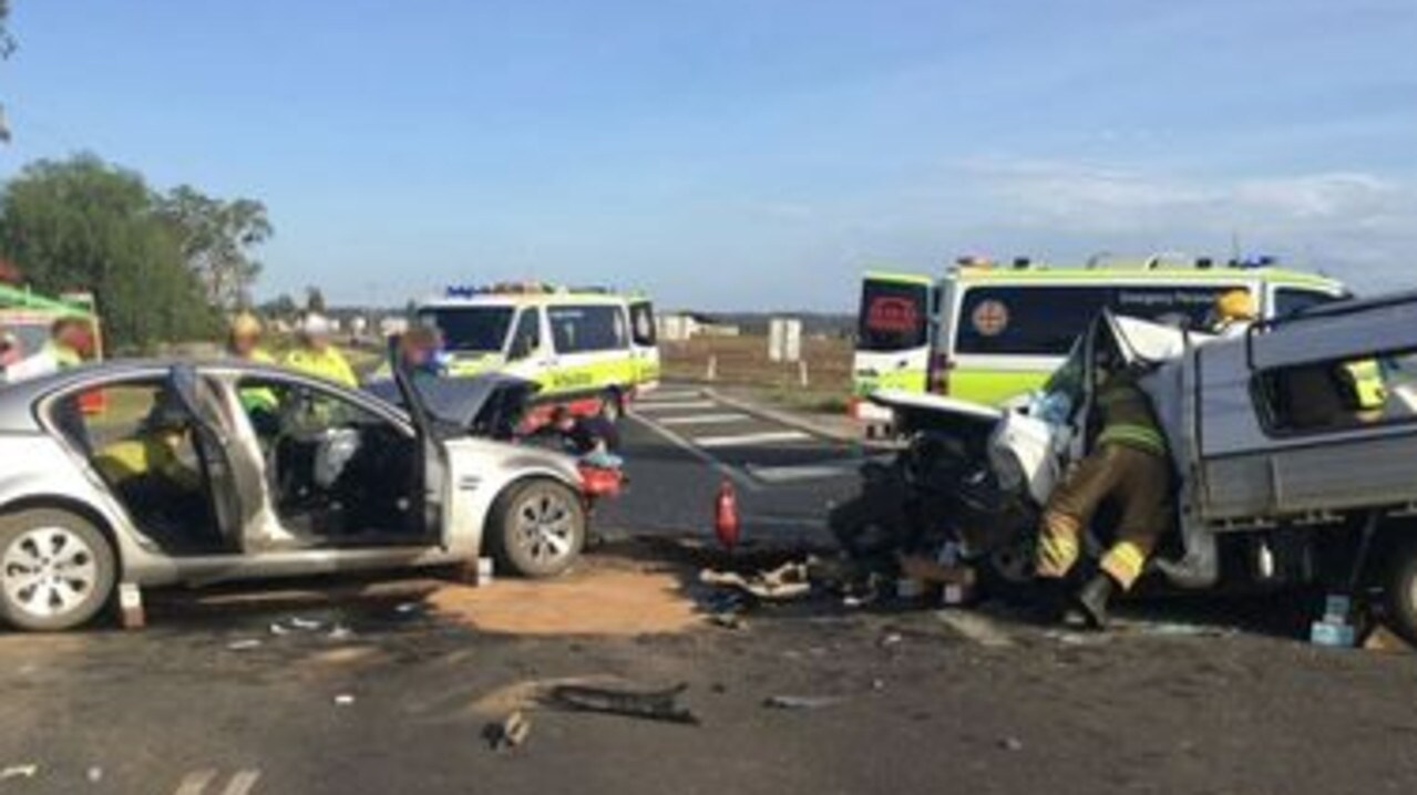 Lockyer Valley crash One dead, one critical after accident on Gatton