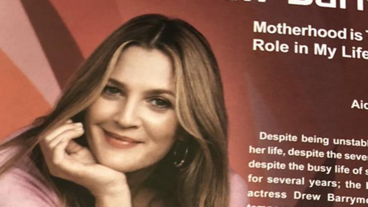 Drew Barrymore Egypt Air magazine interview goes viral NT News