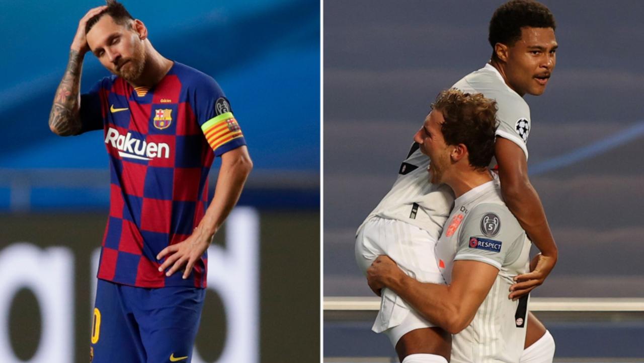 Champions League 2020 Bayern Munich def Barcelona, score, result