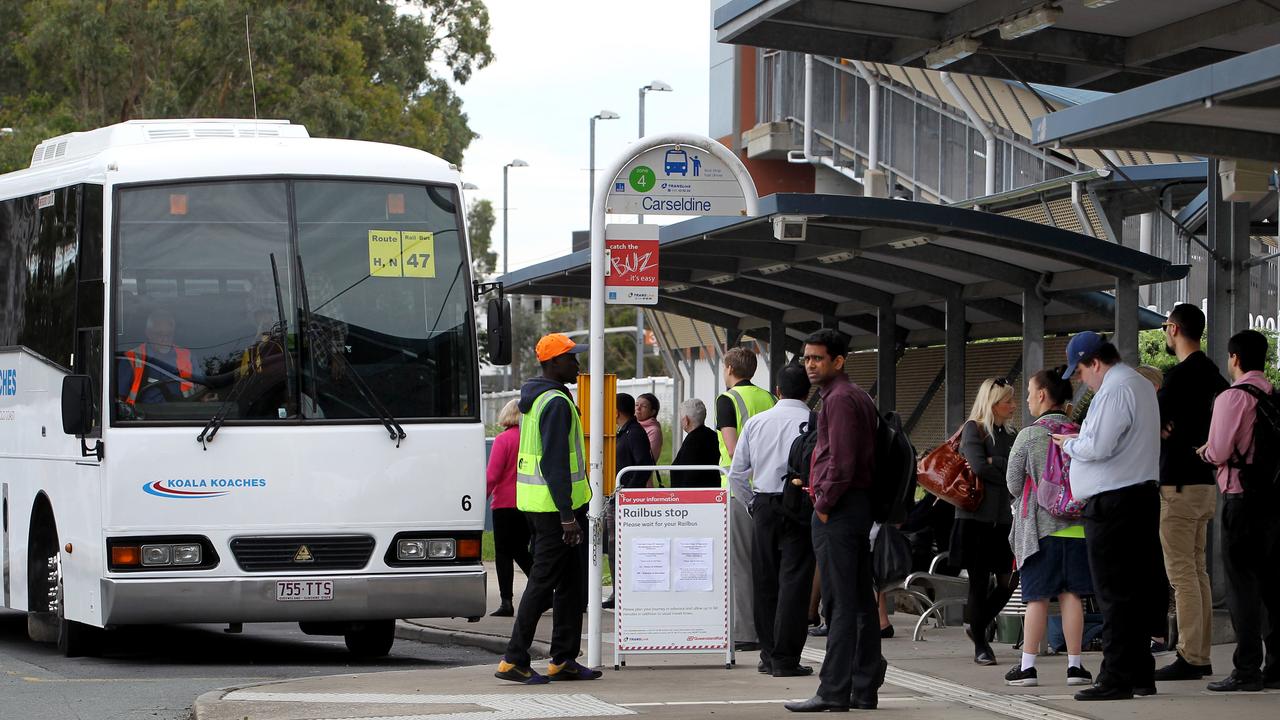 Trains to Redcliffe, Gympie, Shorncliffe, Doomben and airport not