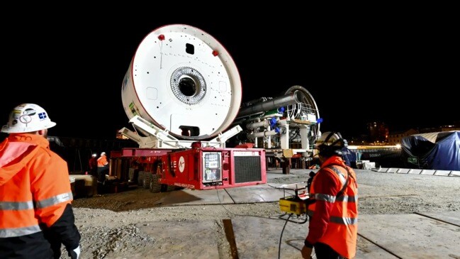Sydney Metro Machine named Kathleen set to dig Sydney Harbour’s first