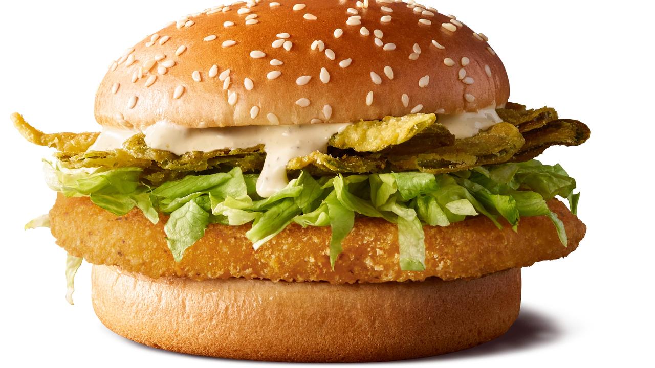 McDonald’s menu Macca’s launches new spicy chicken burger range