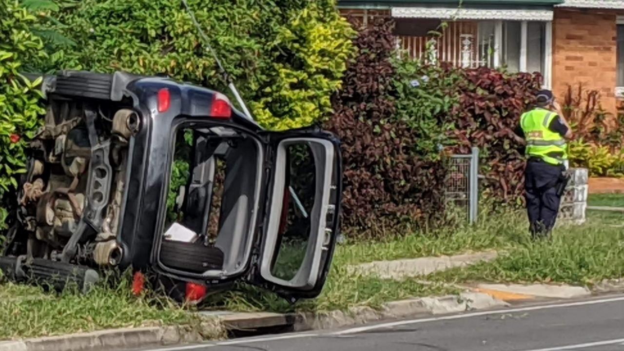 Woman entrapped following two car crash in Aitkenvale` Townsville