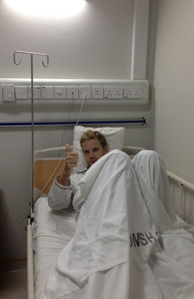 Colombo, Sri Lanka Australian Tom Westbrook gets typhoid despite