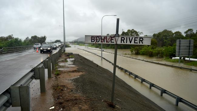 Ross River Dam nears capacity fed by saturated catchment areas The