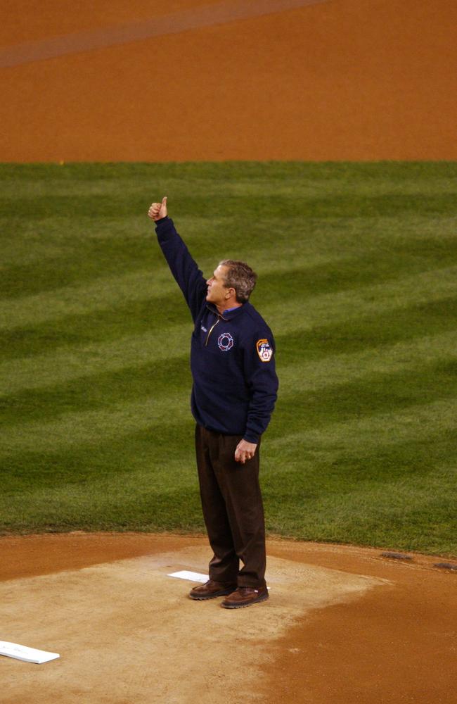 W. Bush’s perfect baseball pitch helped the US heal after 9/11