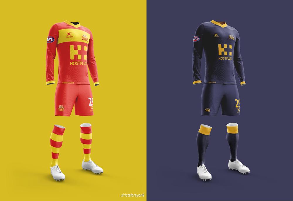 AFL 2019 Soccer kits for AFL clubs, concept kits, AFL teams as soccer