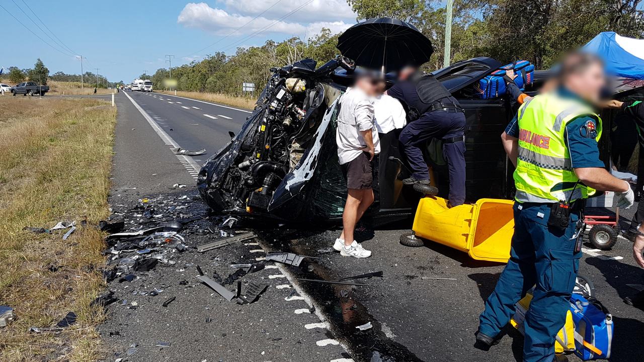 Bruce Highway crash, Childers Two dead after Isis accident The