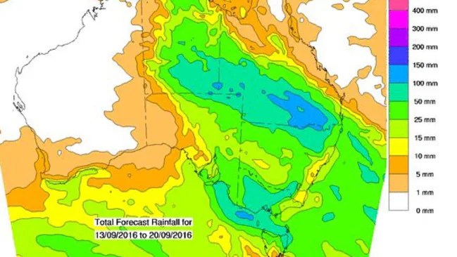 Low pressure systems set to drench large parts of the nation with a