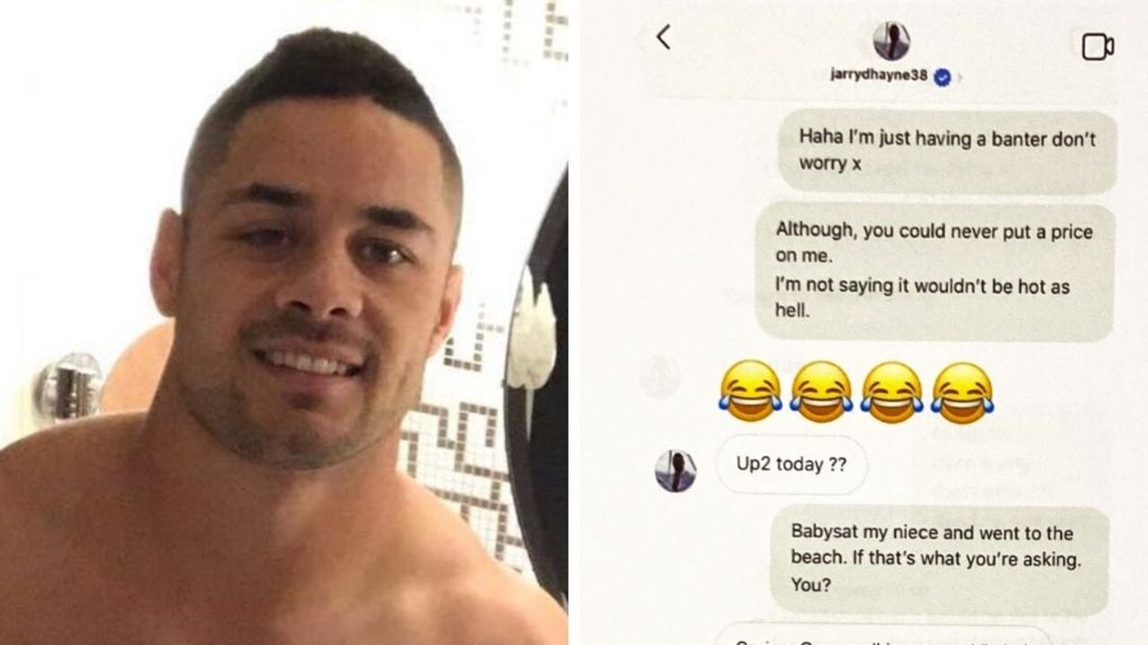 NRL News 2021 Jarryd Hayne’s flirty Instagram, Snapchat messages to