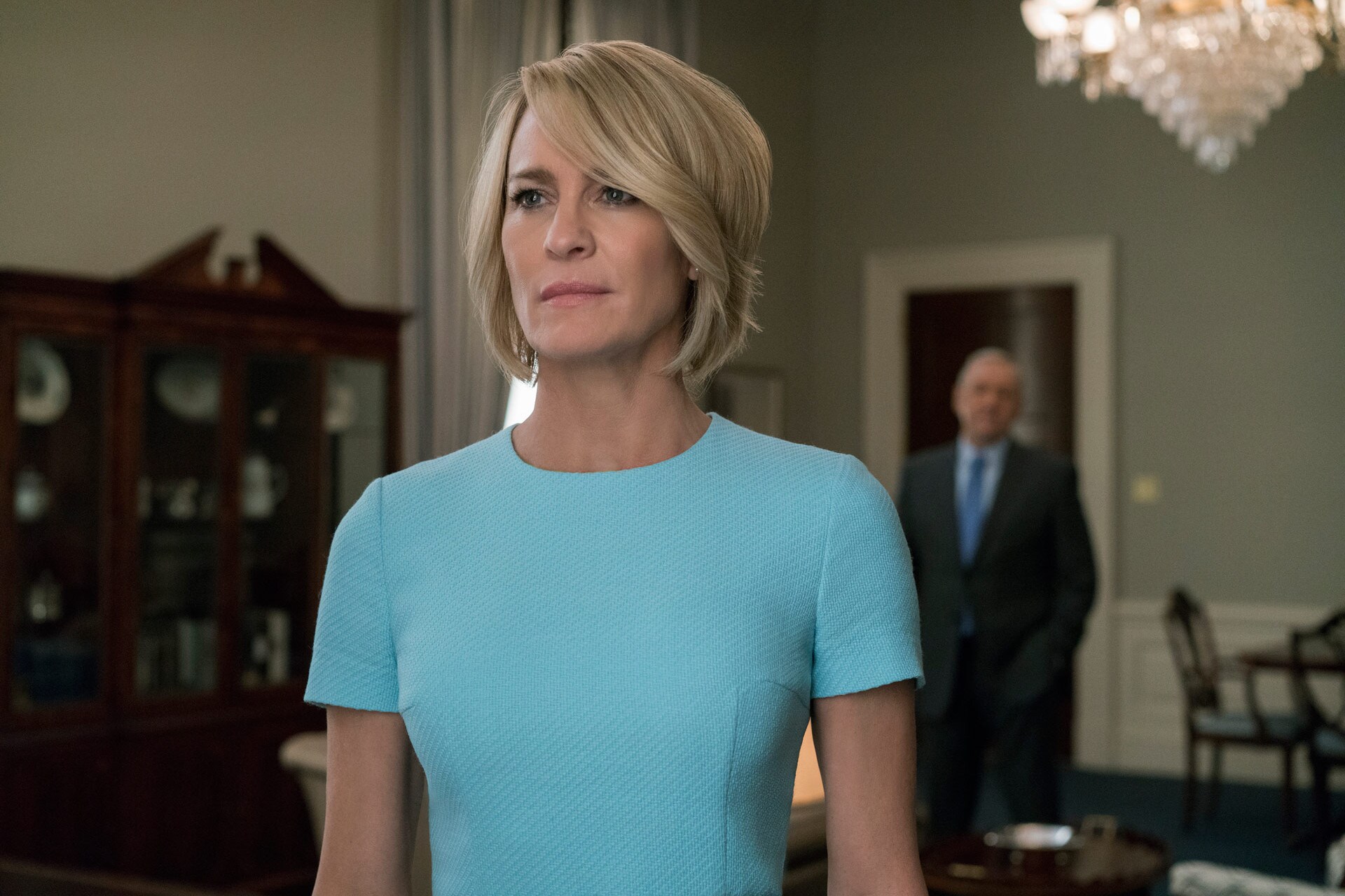 Claire Underwood is taking over the White House in the newest season of