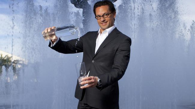 Water sommelier Martin Riese creates his own type of H2O