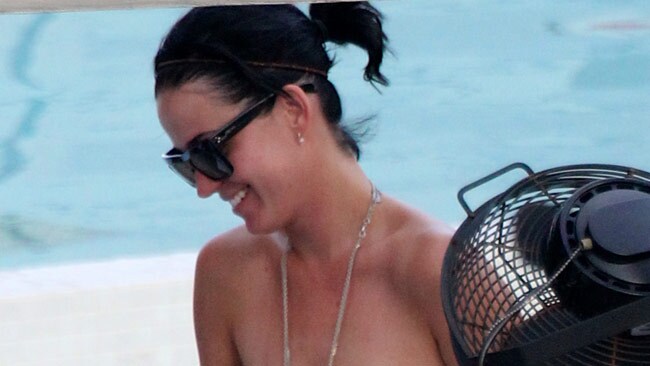 She cracks us up Katy Perry's water slide malfunction