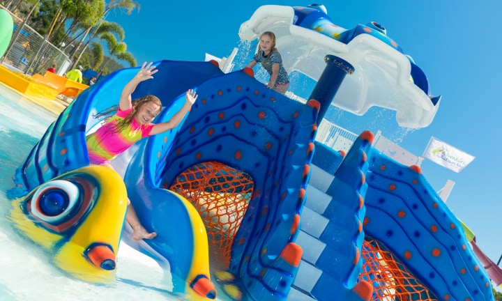 BIG4 Adventure Whitsunday Resort water slide park Airlie Beach Kidspot
