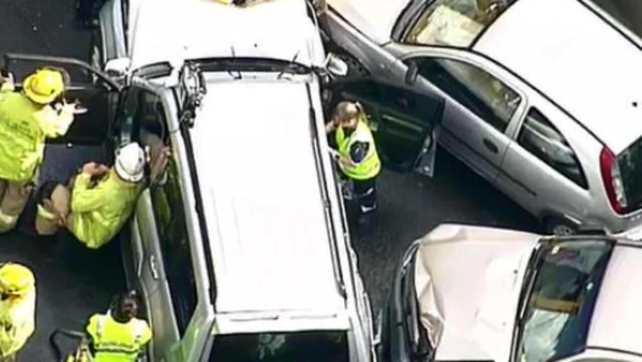 Brisbane traffic Multiple crashes on Centenary Highway