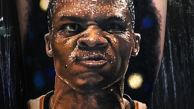 NBA 2017 season Oklahoma City Thunder, Russell Westbrook tattoo