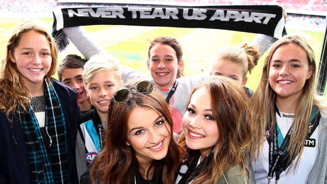 Disney Lab Rats’ star Kelli Berglund enjoys the Port Power win over St