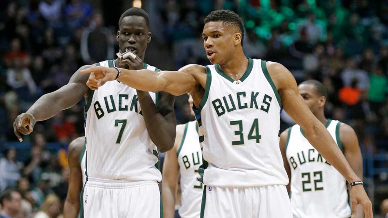 NBA news Thon Maker, Giannis Antetokounmpo oneonone, Milwaukee Bucks Fox Sports