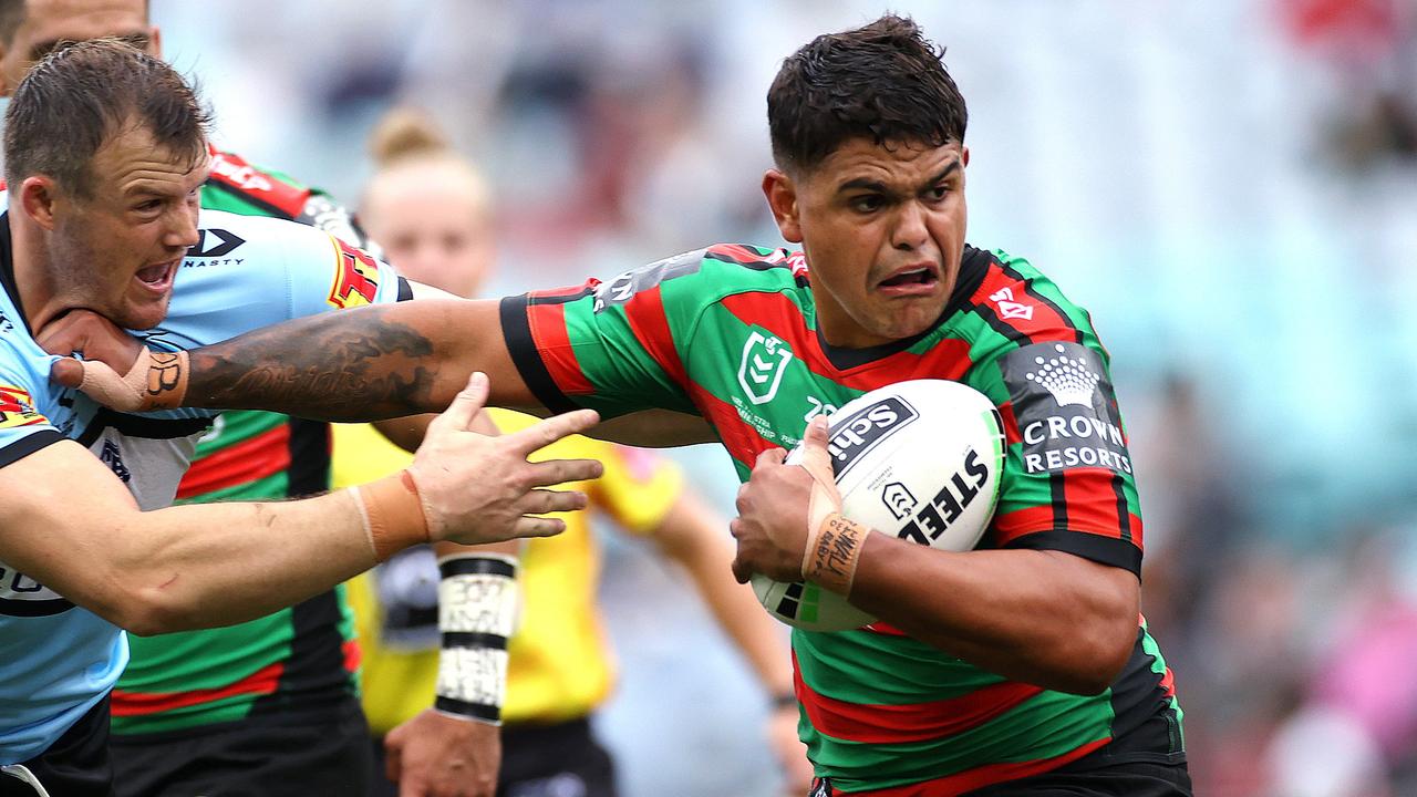 NRL 2020 Latrell Mitchell, Rabbitohs vs Sharks Round 1, video, stats
