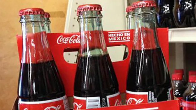Mexican Coke tastes better than Australian Coke Reuben Hills cafe