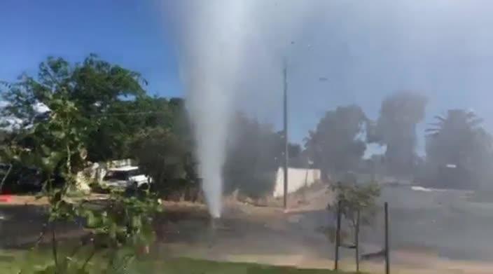 Burst water main in Hectorville Adelaide Now