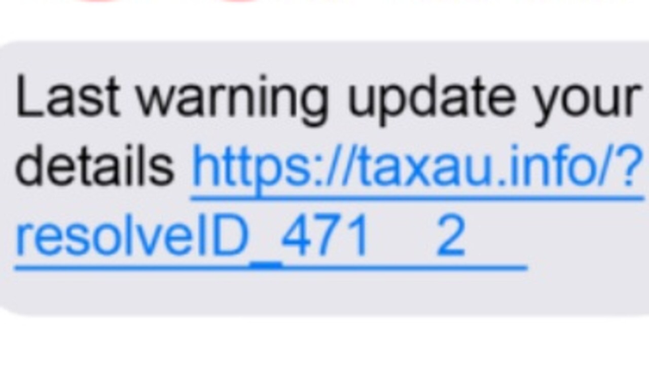ATO Australian Taxation Office issues warning over text message scam