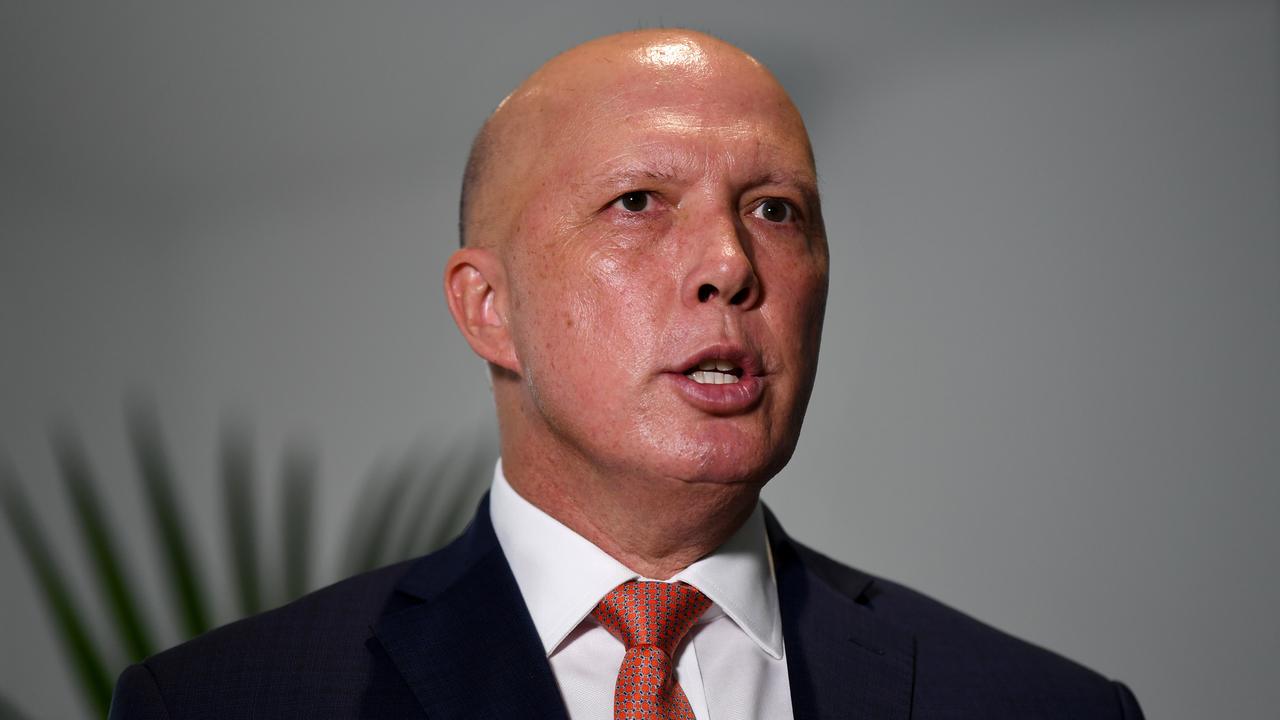 Peter Dutton leads charge against slanderous trolls