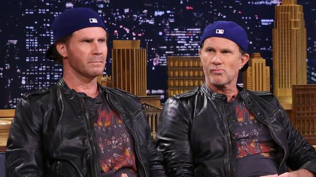 Celebrity lookalikes Will Ferrell, Chad Smith, Amy Adams, Isla Fisher