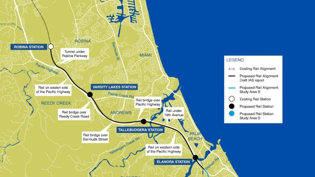 Gold Coast Railway PM Scott Morrison’s 8m plan to slash Gold Coast