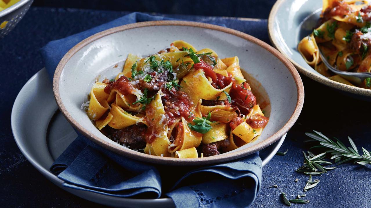 Pappardelle with lamb ragu