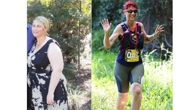 'I lost half my body weight when I started running'