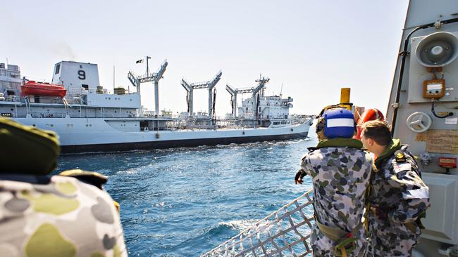 Pakistani sailor jumps ship during Territory war games