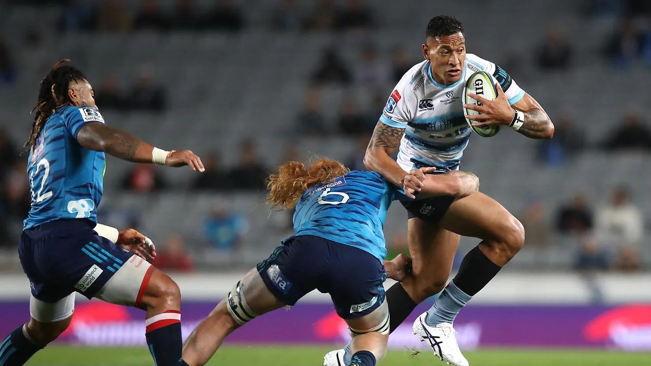 Super Rugby round 8 Auckland Blues beat NSW Waratahs at Eden Park