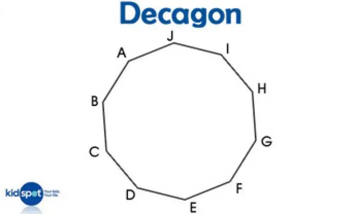 How To Draw A Decagon Easily