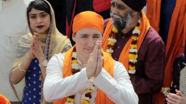 TRUDEAU TOO INDIAN FOR INDIA OR CANADA Herald Sun
