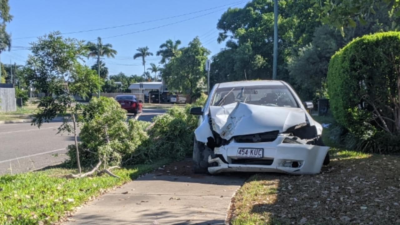 Townsville crime Stolen car crashes in Cranbrook NT News