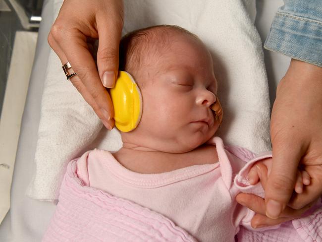 Baby ear muffs to be issued to bubs in FMC neonatal ward ahead of multi