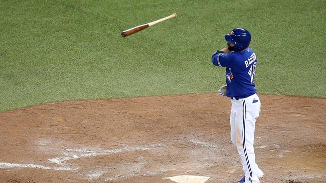 Jose Bautista home run bat flip video media reaction, Toronto Blue