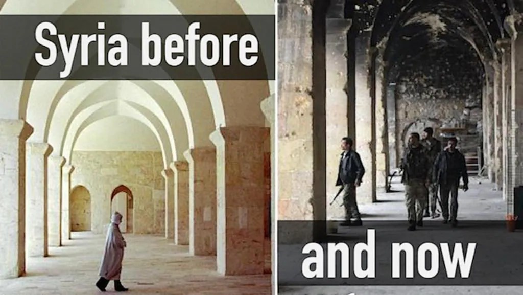 Syria ‘before and after’ photos reveal war’s terrifying toll