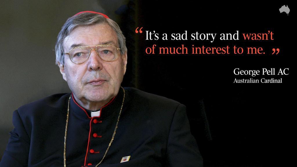 Pedophile’s abuse not of much interest to me Pell