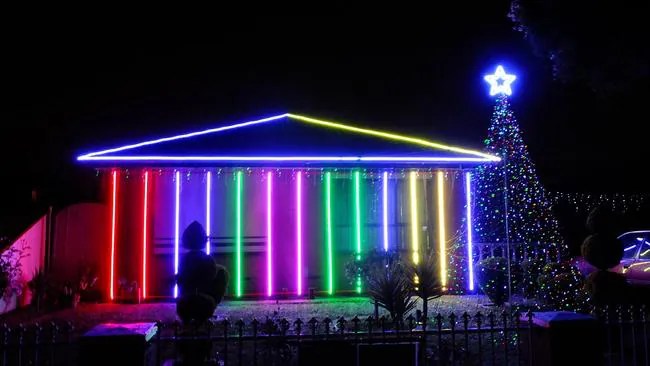 Brimbank teen Minh is in tune with his Christmas lights show in Kings