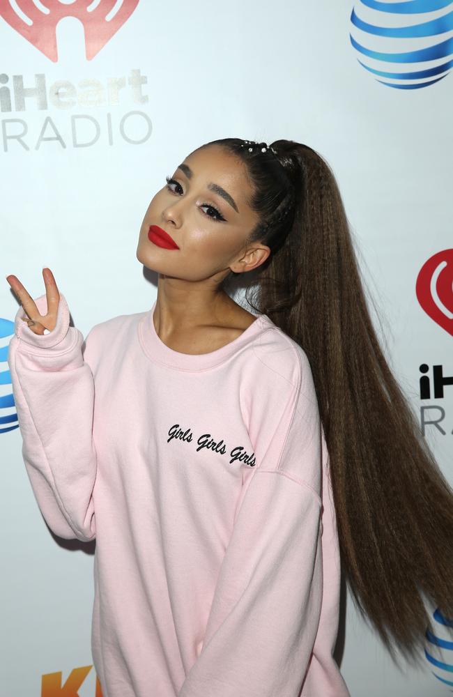 Ariana Grande ponytail How God Is a Woman singer achieves signature hairdo